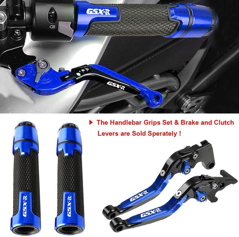 FREAXLL Suzuki GSX-R 600 750 1000 Motocycle Brake Clutch Levers Set - Black/Blue - Image 5